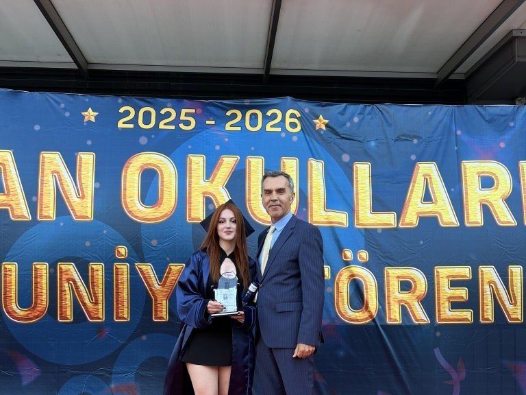 8. sınıf öğrencilerimizin liseye geçişini, 12. sınıf öğrencilerimizin ise mezuniyet sevincini coşku, heyecan ve gurur içinde gerçekleştirdik. görseli 3