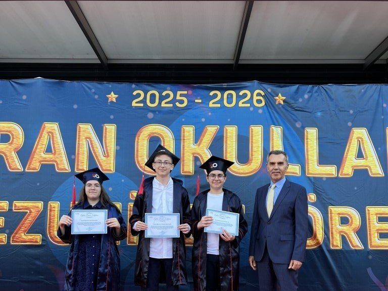 8. sınıf öğrencilerimizin liseye geçişini, 12. sınıf öğrencilerimizin ise mezuniyet sevincini coşku, heyecan ve gurur içinde gerçekleştirdik. görseli 4