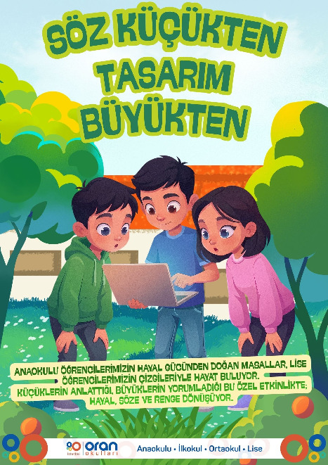`Söz Küçükten Tasarım Büyükten` Kitapçığı kapak görseli