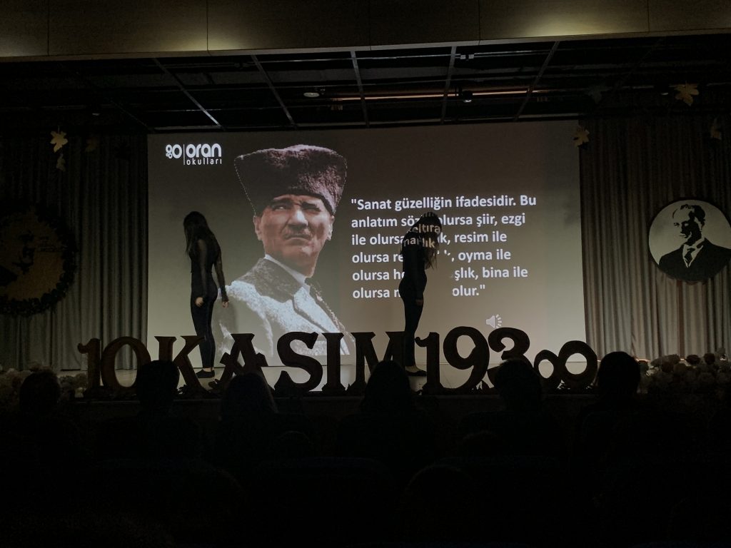 10 Kasım Atatürk’ü anma törenimiz