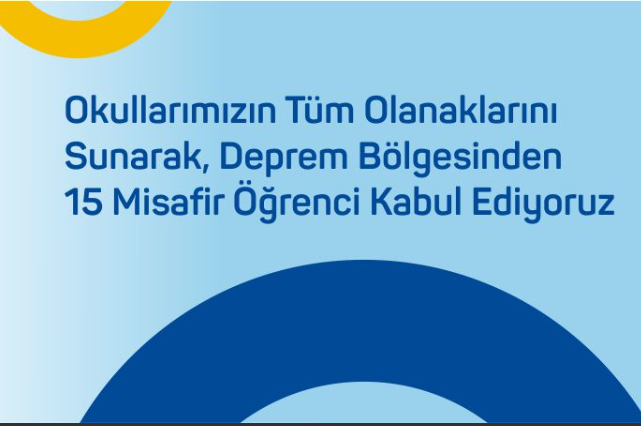 Öğrencilerimizin yanındayız!