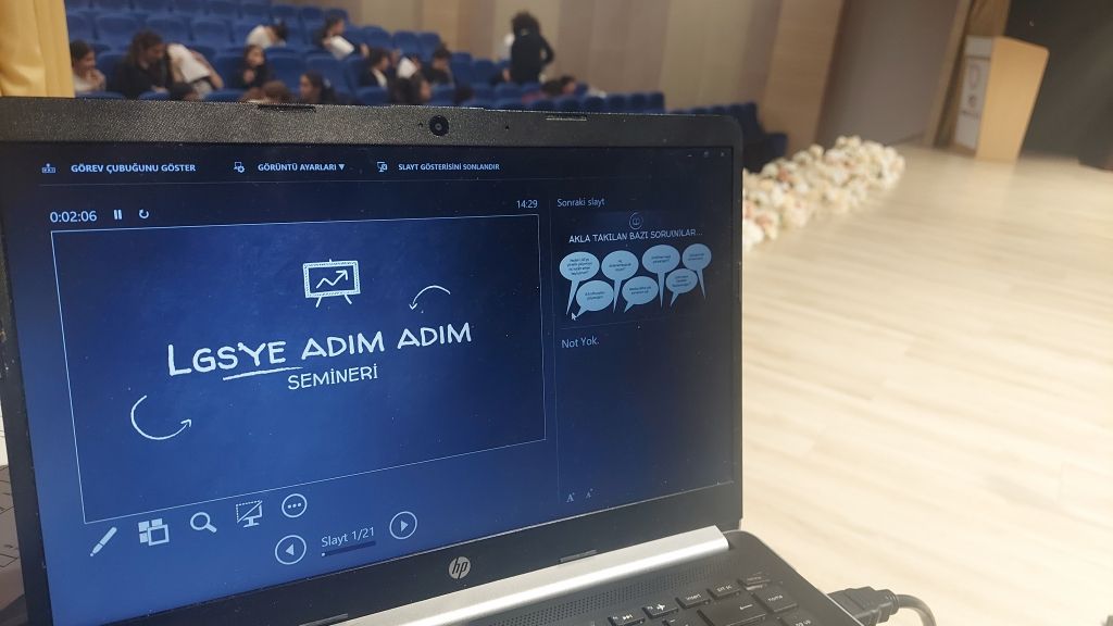 PDR Birimimiz tarafından 7.sınıf öğrencilerimize yönelik LGS'ye Adım Adım semineri düzenlendi. görseli 2