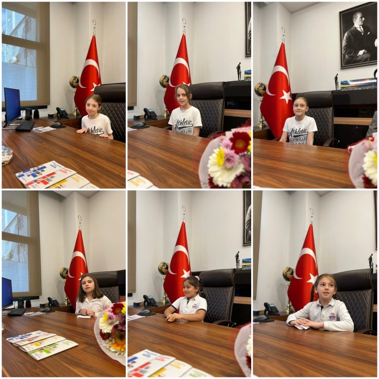 Kurucumuz Sayın Orhan Karakaya, 23 Nisan Ulusal Egemenlik ve Çocuk Bayramı'nın 104. yıl dönümü kapsamında koltuğunu ilkokul kademesi öğrencilerimize teslim etti. görseli 9