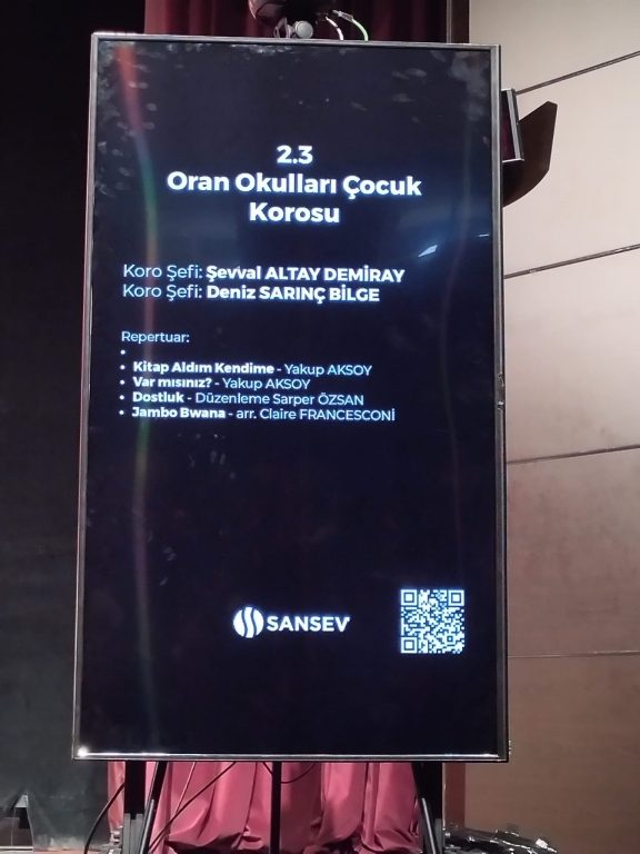 İlkokul öğrencilerimiz 9. Sansev İstanbul Uluslararası Çoksesli Koro Festivaline katılım sağladı. görseli 44