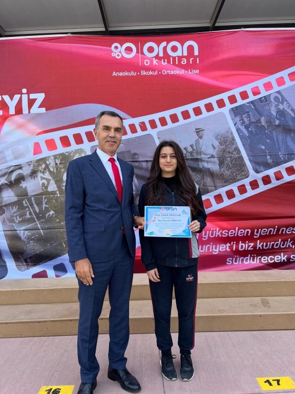 Lise öğrencimiz Naz Hazal Çinkaya 2024 Paris Olimpiyatlarında Su Balesi branşında ülkemizi temsil edecektir.