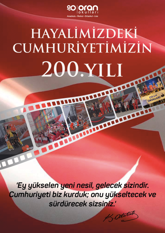Öğrencilerimizin vizyonu ile hazırlanan Hayalimizdeki Cumhuriyetimizin 200. Yılı