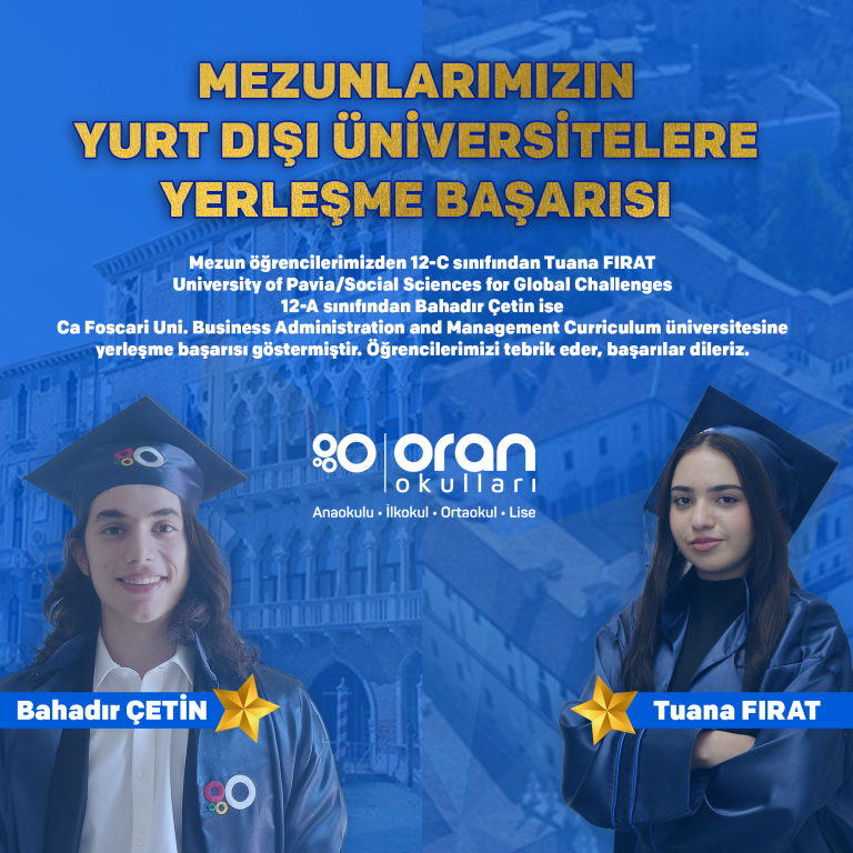 Mezunlarımızın Yurt Dışı Üniversitelere Yerleşme Başarısı