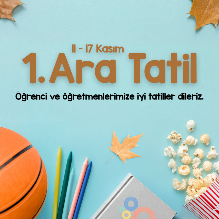 Öğrenci ve öğretmenlerimize iyi tatiller dileriz.