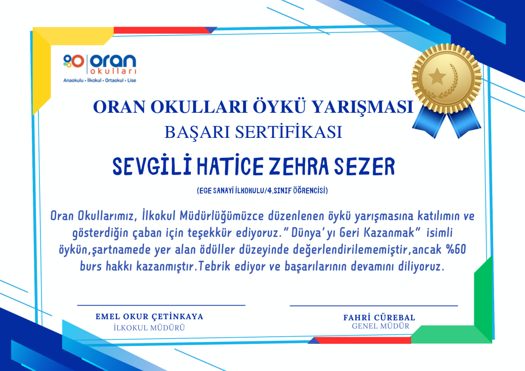 İstanbul İlkokul 4. Sınıflar Öykü Yarışmamız sonuçlandı. görseli 2