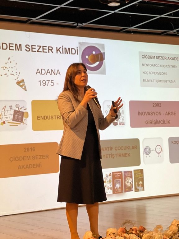 Profesyonel Koç - Eğitmen - Yazar Çiğdem SEZER tarafından ortaokul ve lise öğrencilerimize ‘’Girişimcilik ve İnovasyon Sırlar’’ konulu söyleşi gerçekleştirildi. görseli 8