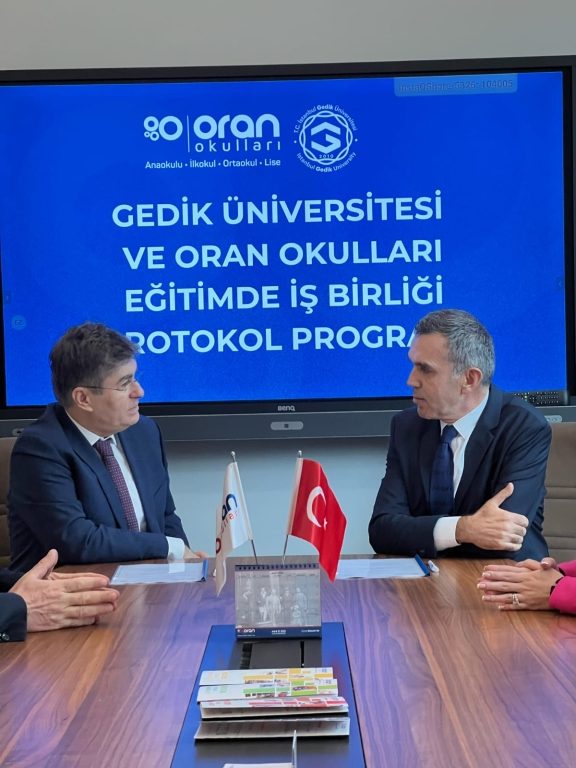 Oran Okulları-Gedik Üniversitesi Akademik İş Birliği protokolü imzalandı. görseli 2