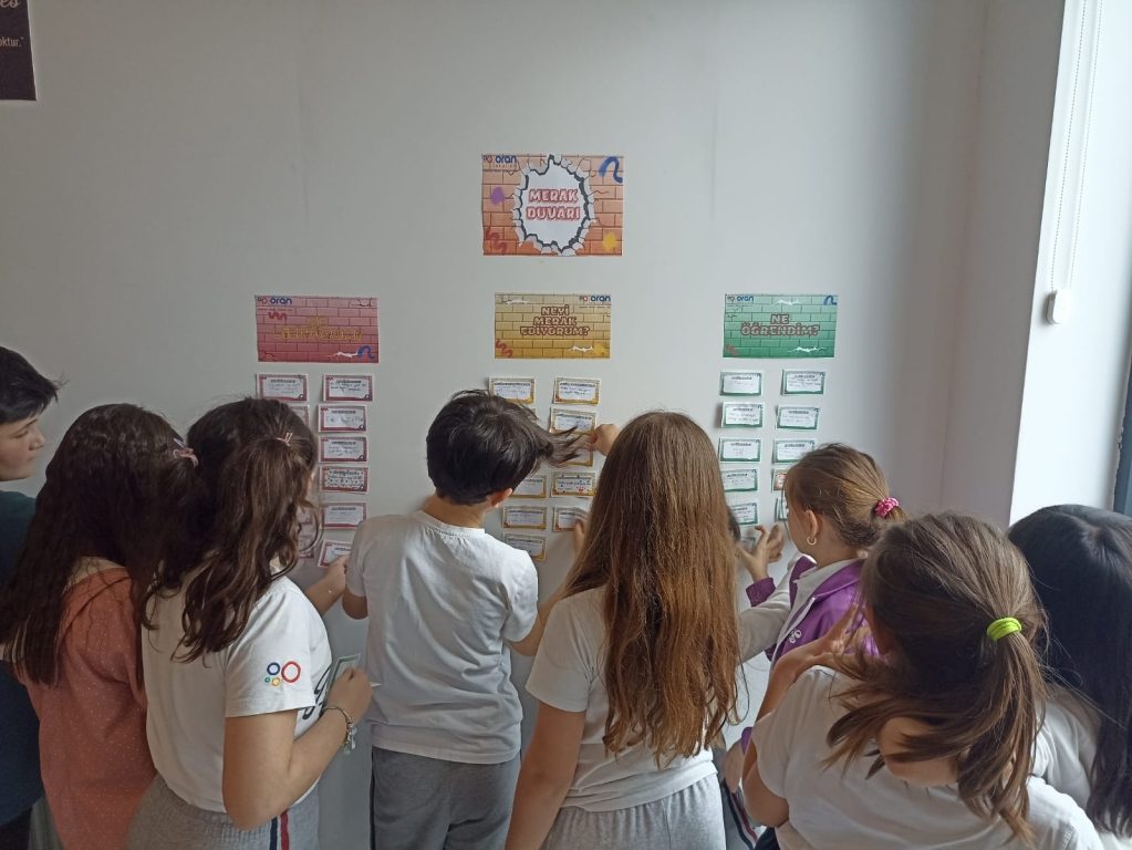 Kütüphane Birimi olarak, ilkokul kademesi ile gerçekleştirmekte olduğumuz ‘’Bilgi Okuryazarlığı Becerileri’’ çalışması kapsamında ‘’Kurgusal Olmayan Kitaplar’’ konusunu ele aldık. Kütüphane kaynaklarının önemli bir parçası olan bu türün; diğer kitap türlerinden farkını, biçim ve içerik özelliklerini öğrendik. Kurgusal olmayan kitapları okumaya neden ihtiyaç duyduğumuzu kavradık. görseli 3