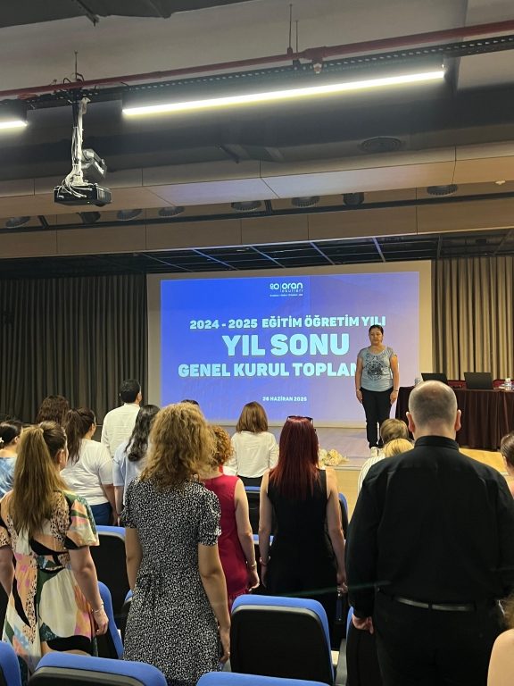 2024-2025 eğitim öğretim yılını değerlendirmek ve gelecek yılın gelişim planlamasını yapmak üzere yöneticilerimizin ve öğretmenlerimizin katılımıyla Yıl Sonu Genel Kurul Toplantımızı gerçekleştirdik. görseli 6