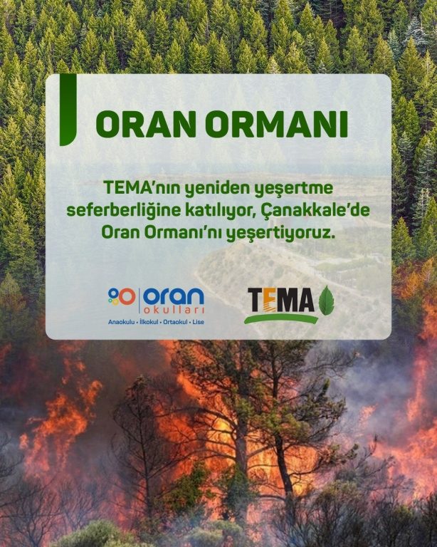 ORAN ORMANI – TEMA Vakfı İş Birliğiyle Ülkemizin Geleceği Seferberliği Başlattık!