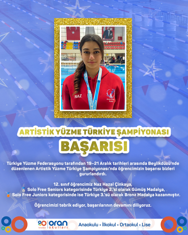 Artistik Yüzme Türkiye Şampiyonası Başarısı
