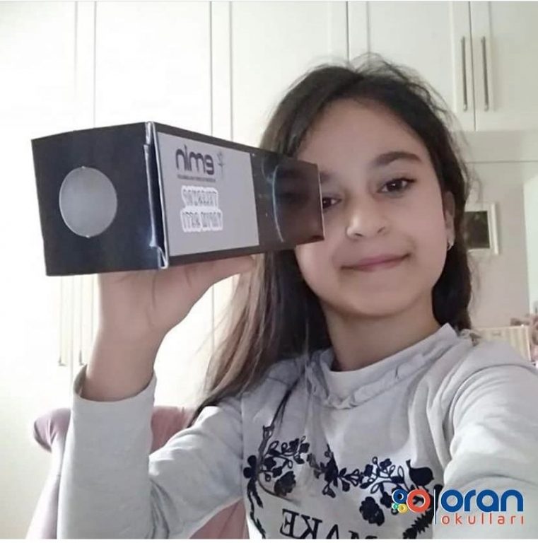 Öğrencilerimiz gök cisimlerini inceleyebilmek için teleskop yaptılar